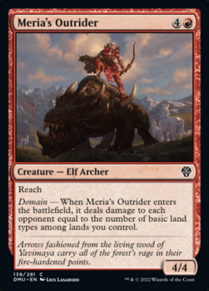 Meria's Outrider [Dominaria United] | Good Games Modbury