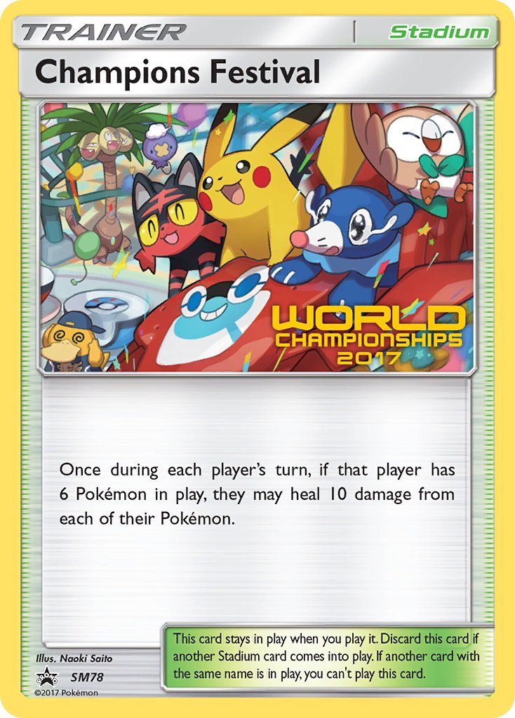 Champions Festival (SM78) (2017 Champion) [Sun & Moon: Black Star Promos] | Good Games Modbury