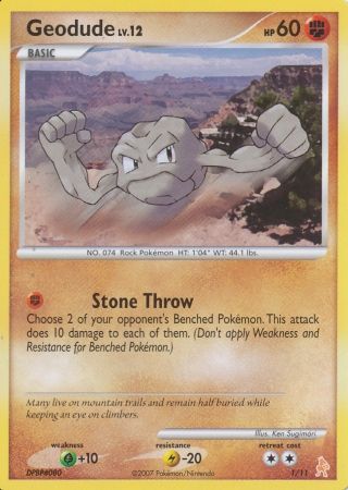 Geodude (1/11) [Diamond & Pearl: Trainer Kit - Lucario] | Good Games Modbury