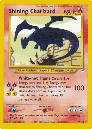 Shining Charizard (107/105) [Neo Destiny Unlimited] | Good Games Modbury