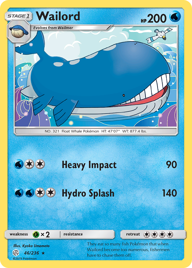 Wailord (46/236) [Sun & Moon: Cosmic Eclipse] | Good Games Modbury