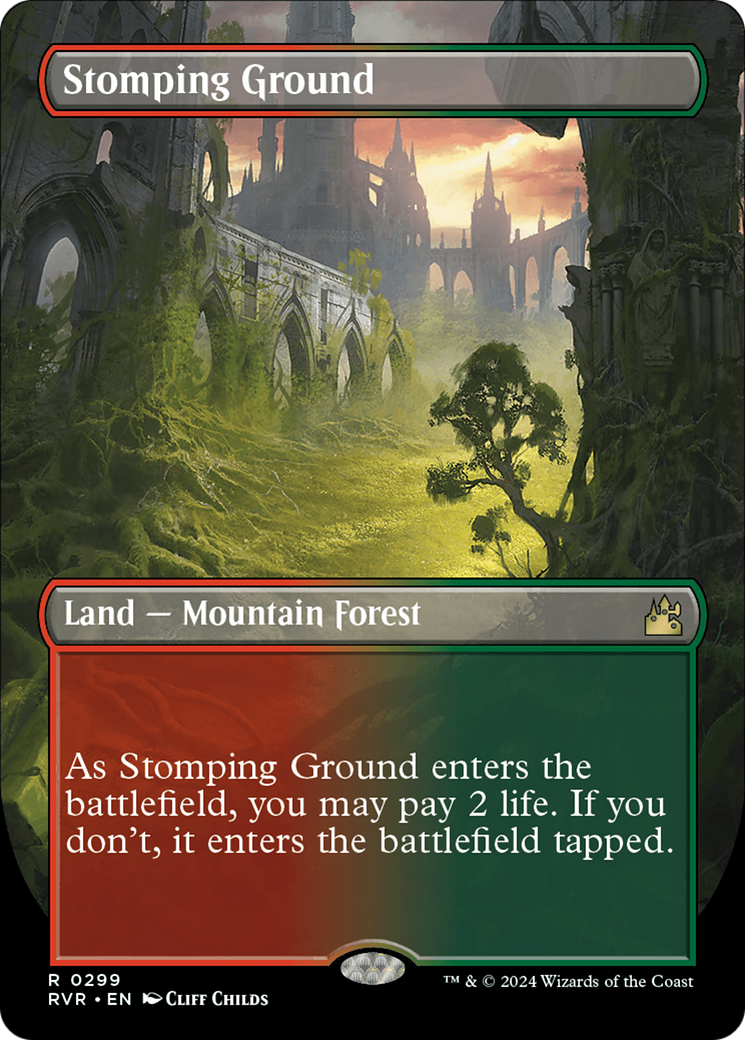 Stomping Ground (Borderless) [Ravnica Remastered] | Good Games Modbury