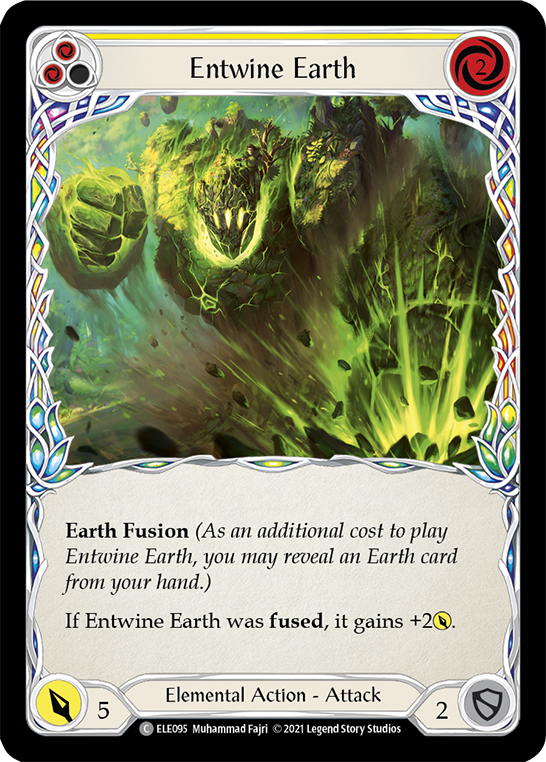 Entwine Earth (Yellow) [ELE095] (Tales of Aria)  1st Edition Normal | Good Games Modbury