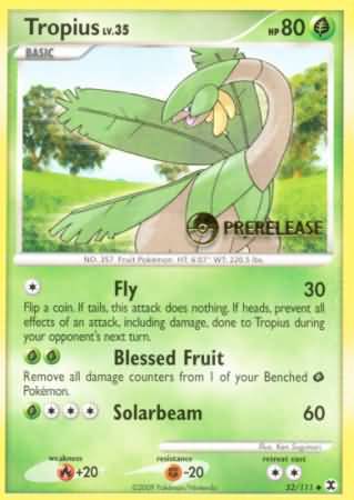 Tropius (52/111) (Prerelease Promo) [Nintendo: Black Star Promos] | Good Games Modbury