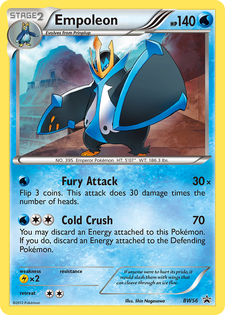 Empoleon (BW56) [Black & White: Black Star Promos] | Good Games Modbury