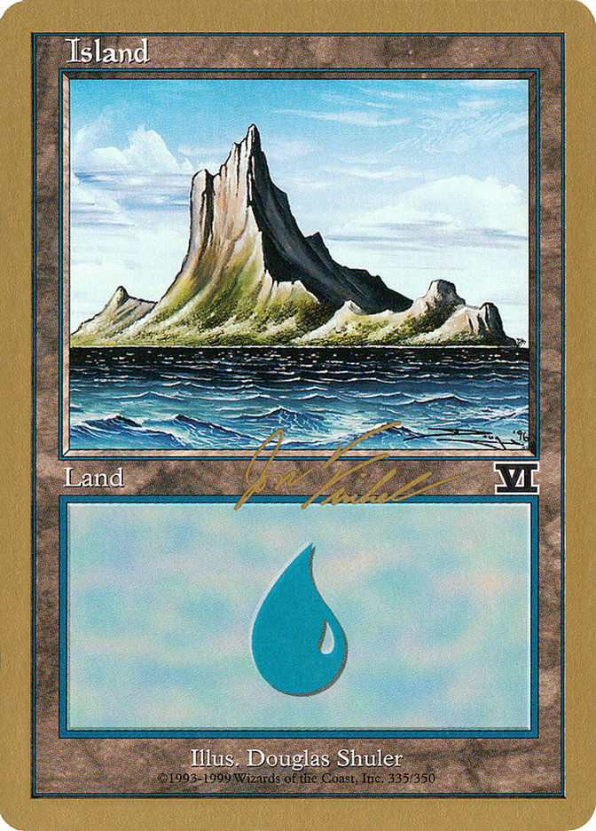 Island (jf335) (Jon Finkel) [World Championship Decks 2000] | Good Games Modbury