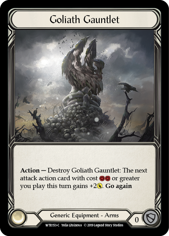 Goliath Gauntlet [WTR153-C] (Welcome to Rathe)  Alpha Print Cold Foil | Good Games Modbury