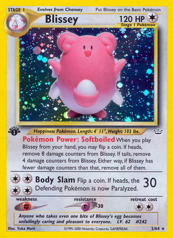 Blissey (2/64) [Neo Revelation 1st Edition] | Good Games Modbury