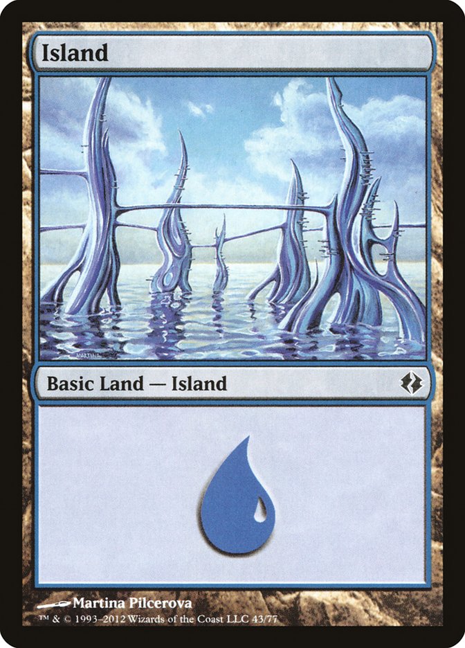 Island (43) [Duel Decks: Venser vs. Koth] | Good Games Modbury