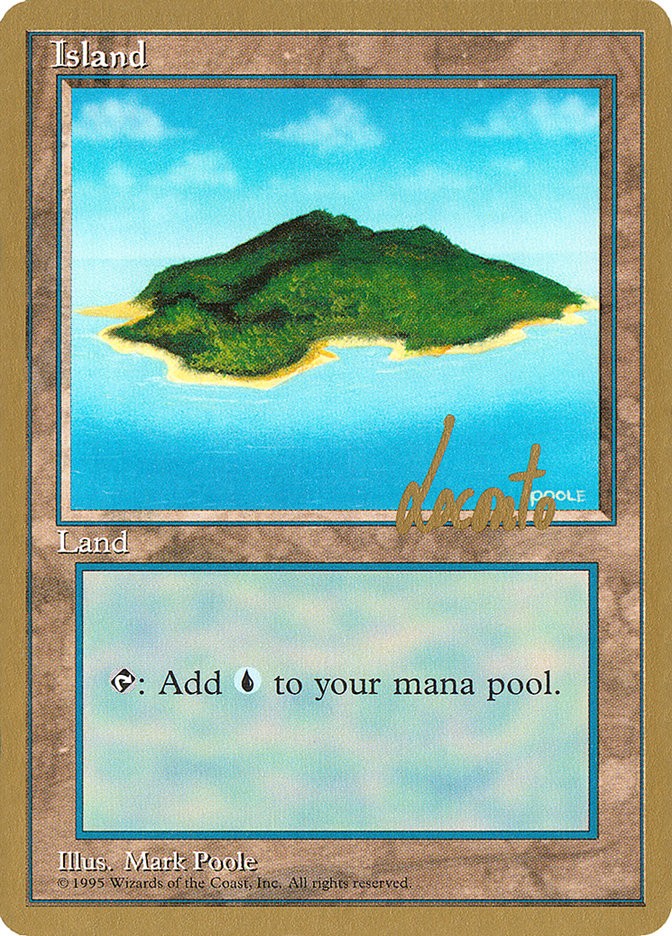 Island (ml367) (Michael Loconto) [Pro Tour Collector Set] | Good Games Modbury