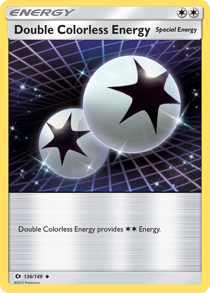 Double Colorless Energy (136/149) [Sun & Moon: Base Set] | Good Games Modbury