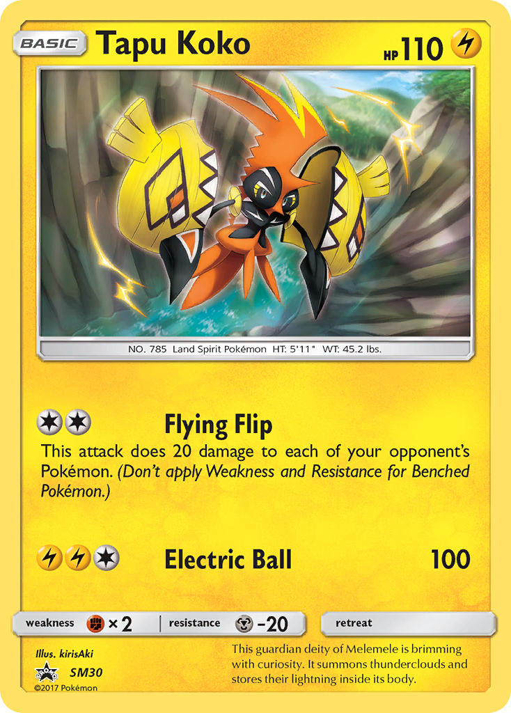 Tapu Koko (SM30) [Sun & Moon: Black Star Promos] | Good Games Modbury