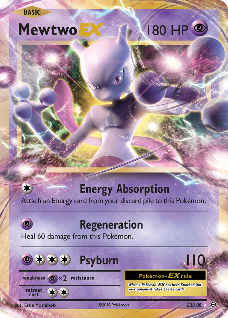 Mewtwo EX (52/108) [XY: Evolutions] | Good Games Modbury