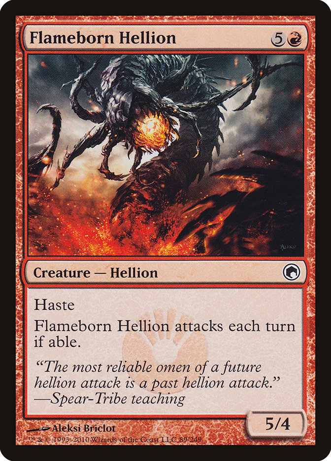 Flameborn Hellion [Scars of Mirrodin] | Good Games Modbury