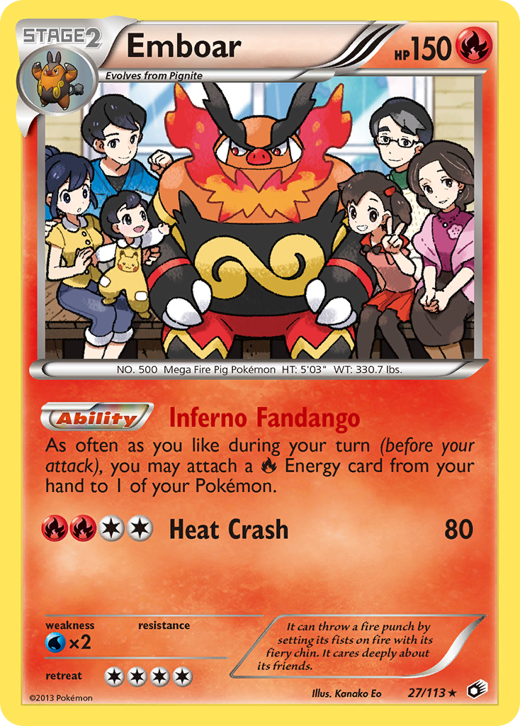 Emboar (27/113) (Theme Deck Exclusive) [Black & White: Legendary Treasures] | Good Games Modbury