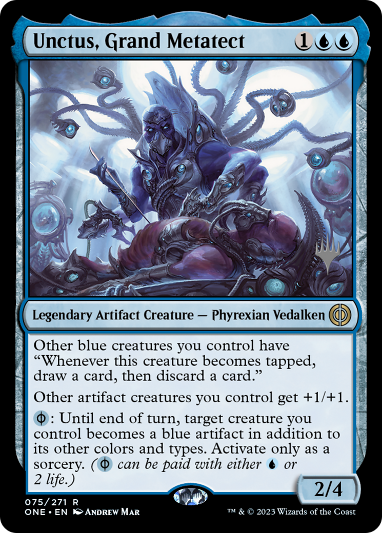 Unctus, Grand Metatect (Promo Pack) [Phyrexia: All Will Be One Promos] | Good Games Modbury