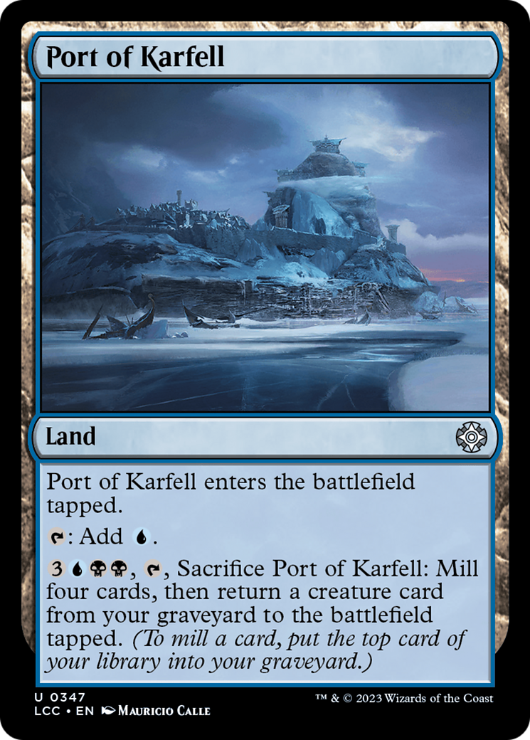 Port of Karfell [The Lost Caverns of Ixalan Commander] | Good Games Modbury