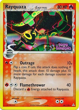 Rayquaza (26/110) (Delta Species) (Stamped) [EX: Holon Phantoms] | Good Games Modbury