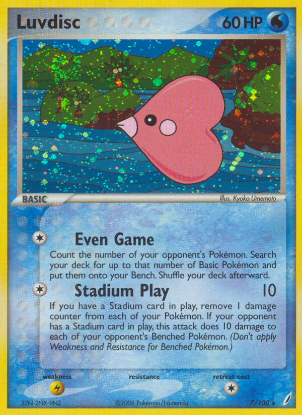 Luvdisc (7/100) [EX: Crystal Guardians] | Good Games Modbury