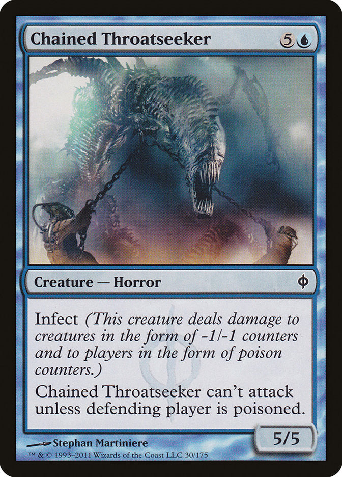 Chained Throatseeker [New Phyrexia] | Good Games Modbury