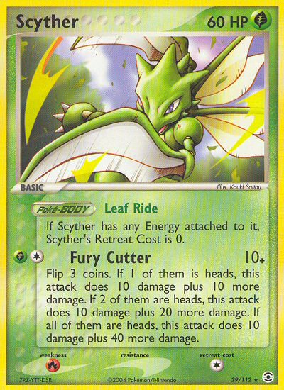 Scyther (29/112) [EX: FireRed & LeafGreen] | Good Games Modbury