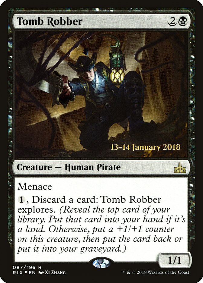 Tomb Robber [Rivals of Ixalan Prerelease Promos] | Good Games Modbury