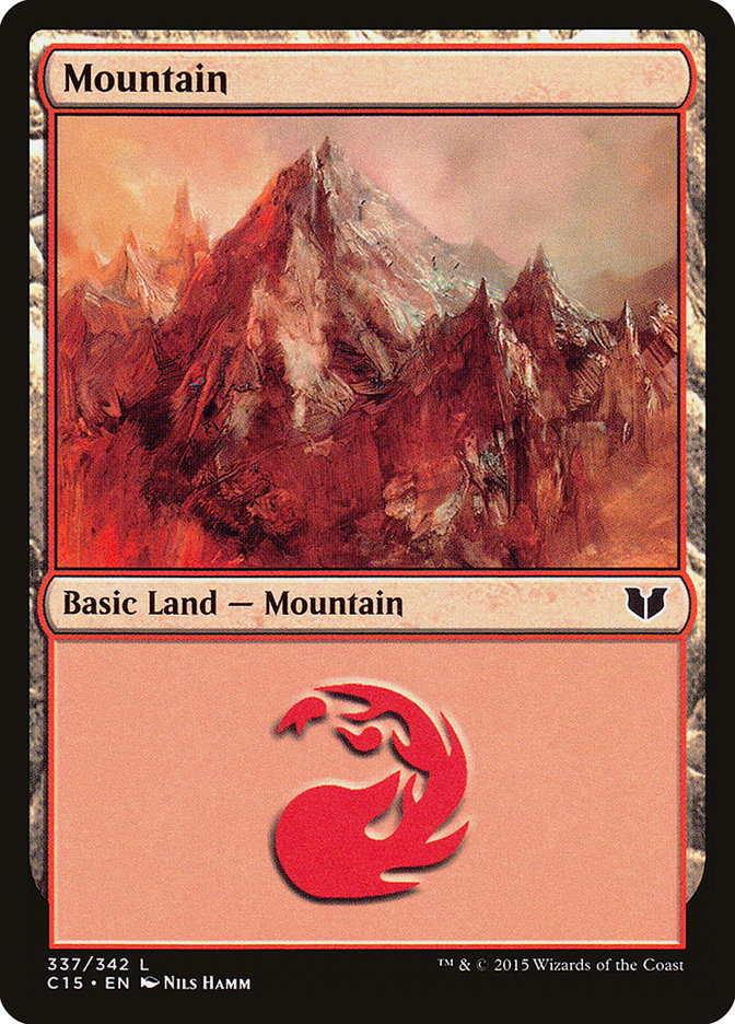 Mountain (337) [Commander 2015] | Good Games Modbury