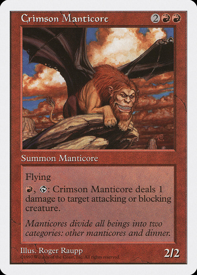 Crimson Manticore [Fifth Edition] | Good Games Modbury