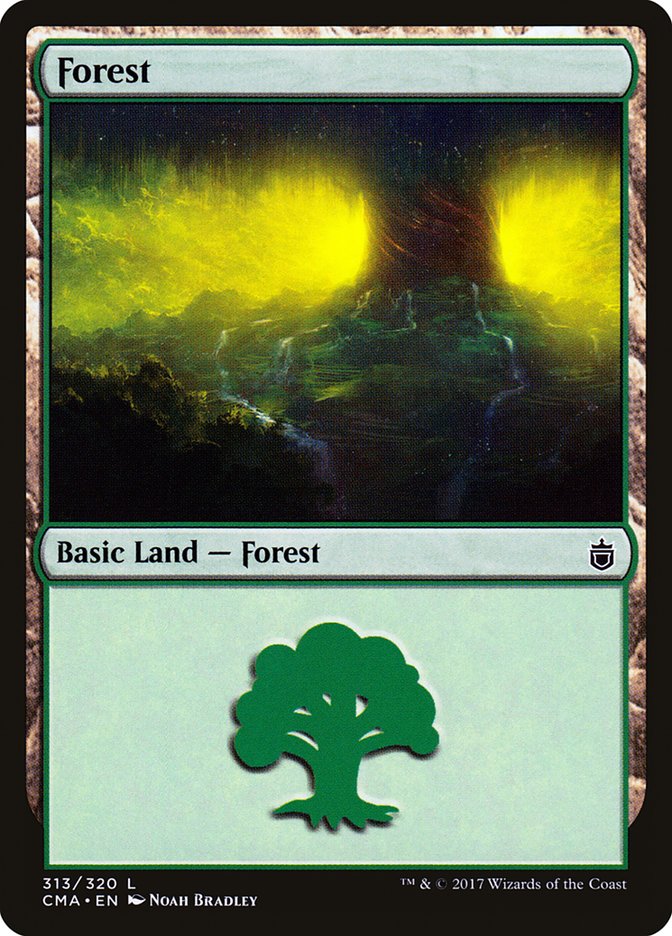 Forest (313) [Commander Anthology] | Good Games Modbury