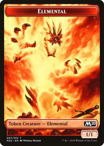 Elemental // Satyr Double-Sided Token [Challenger Decks 2020 Tokens] | Good Games Modbury