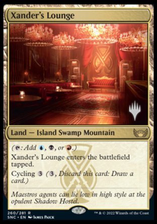Xander's Lounge (Promo Pack) [Streets of New Capenna Promos] | Good Games Modbury