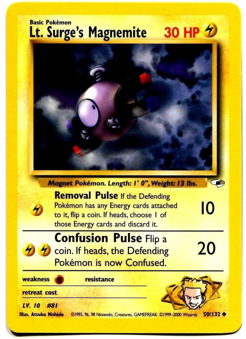 Lt. Surge's Magnemite (50/132) [Gym Heroes Unlimited] | Good Games Modbury