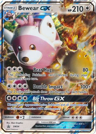 Bewear GX (SM34) (Jumbo Card) [Sun & Moon: Black Star Promos] | Good Games Modbury