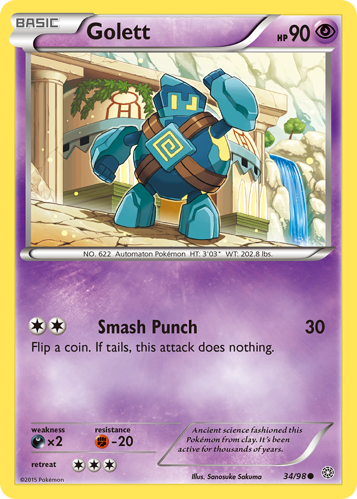 Golett (34/98) [XY: Ancient Origins] | Good Games Modbury