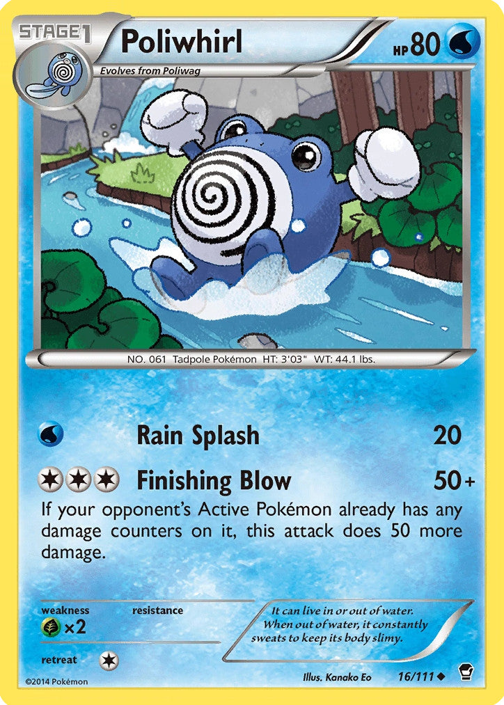 Poliwhirl (16/111) [XY: Furious Fists] | Good Games Modbury