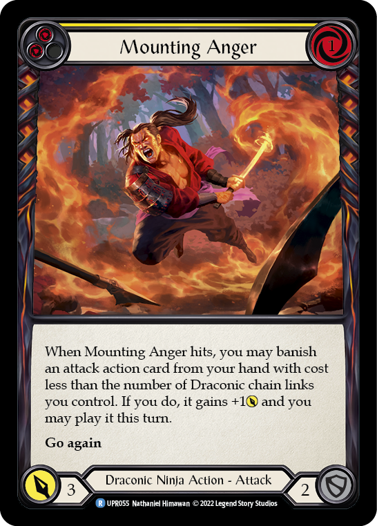 Mounting Anger (Yellow) [UPR055] (Uprising) | Good Games Modbury
