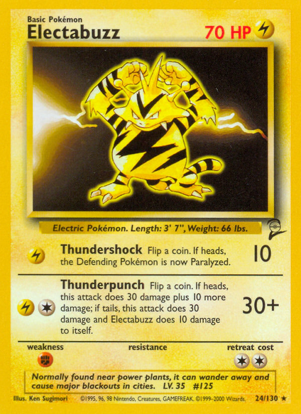 Electabuzz (24/130) [Base Set 2] | Good Games Modbury