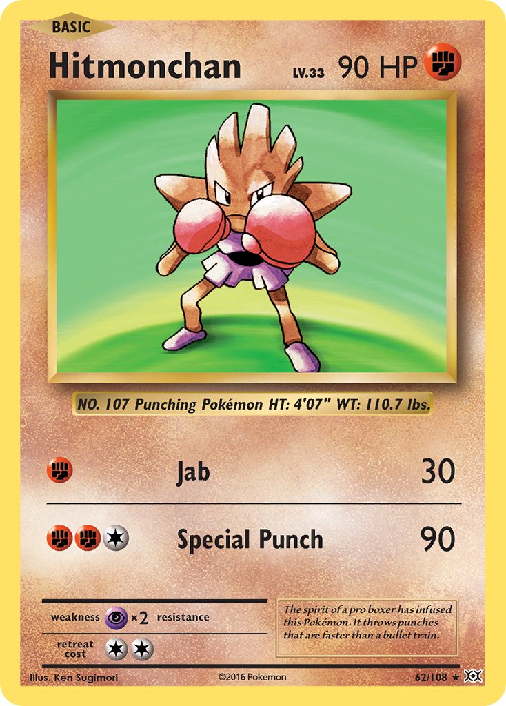 Hitmonchan (62/108) (Theme Deck Exclusive) [XY: Evolutions] | Good Games Modbury