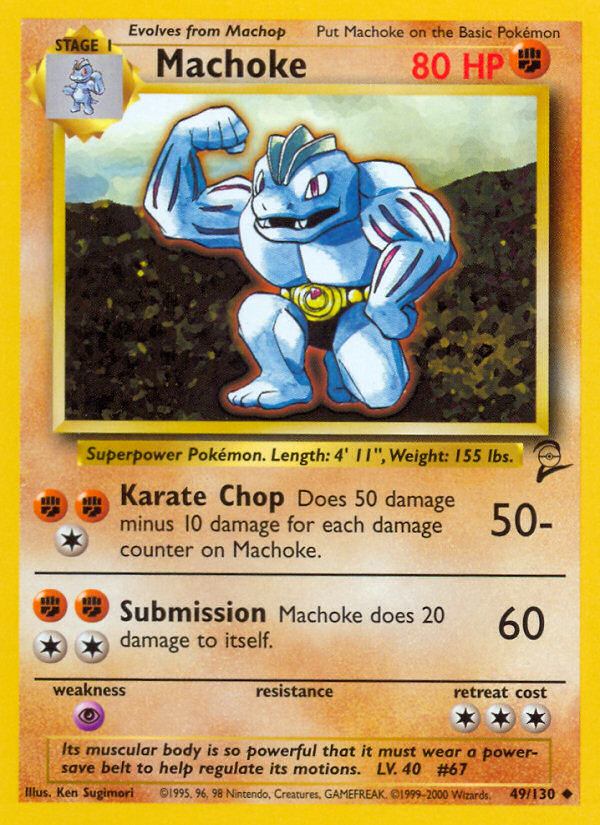 Machoke (49/130) [Base Set 2] | Good Games Modbury