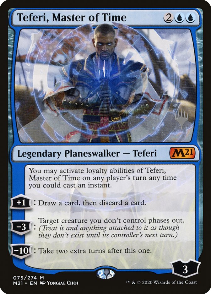 Teferi, Master of Time (Promo Pack) (075) [Core Set 2021 Promos] | Good Games Modbury