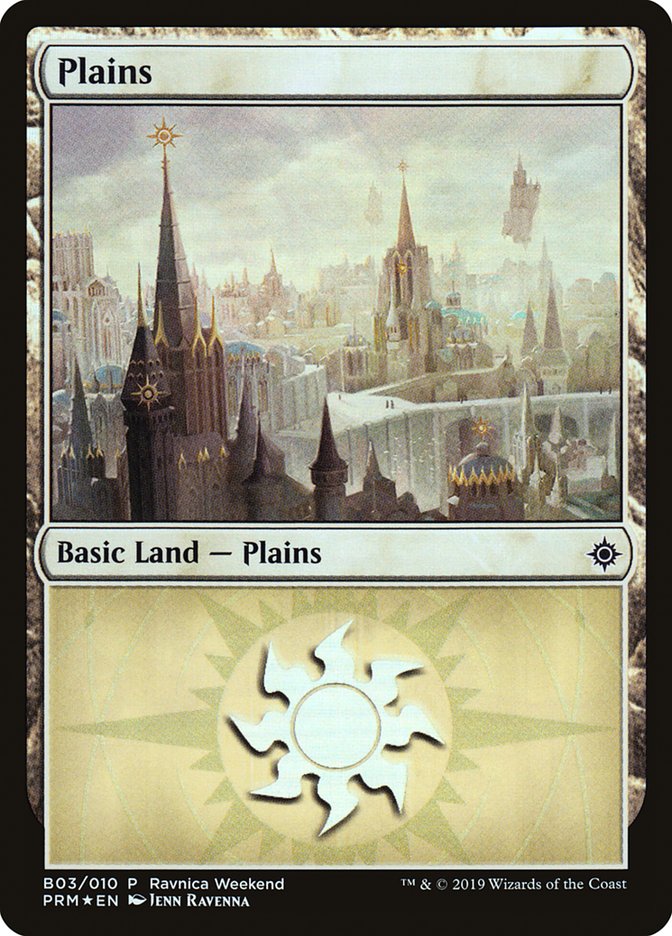 Plains (B03) [Ravnica Allegiance Guild Kit] | Good Games Modbury