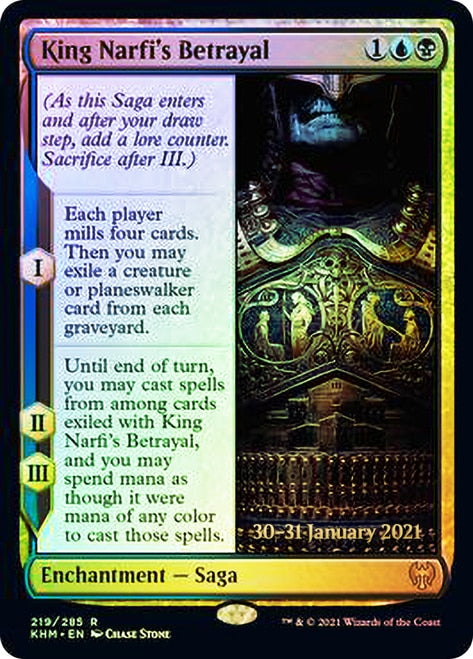 King Narfi's Betrayal [Kaldheim Prerelease Promos] | Good Games Modbury