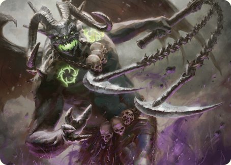 Archfiend of Despair Art Card [Commander Masters Art Series] | Good Games Modbury