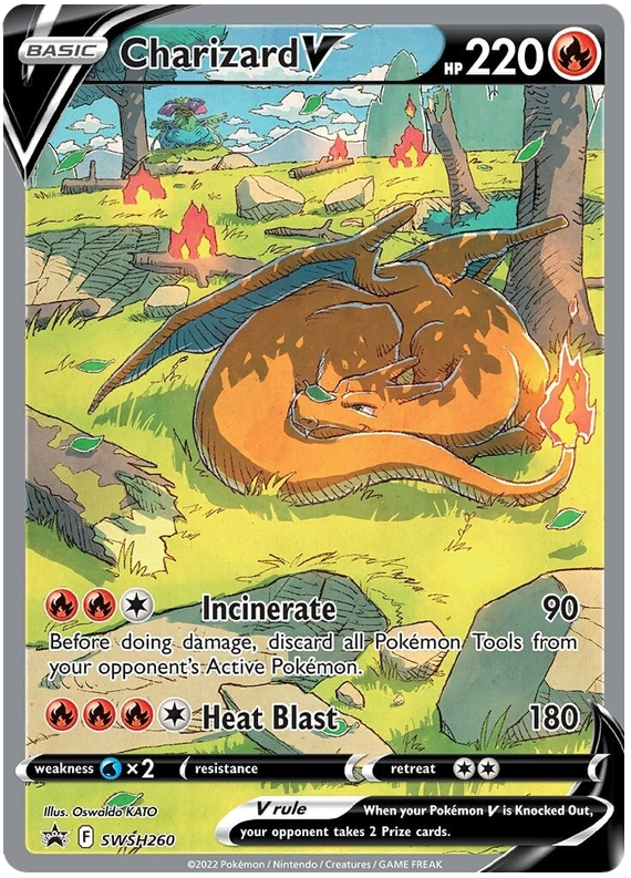 Charizard V (SWSH260) [Sword & Shield: Black Star Promos] | Good Games Modbury