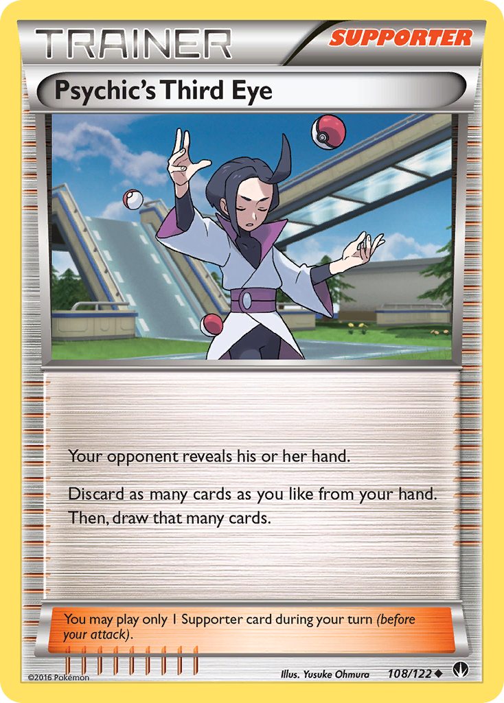 Psychic's Third Eye (108/122) [XY: BREAKpoint] | Good Games Modbury