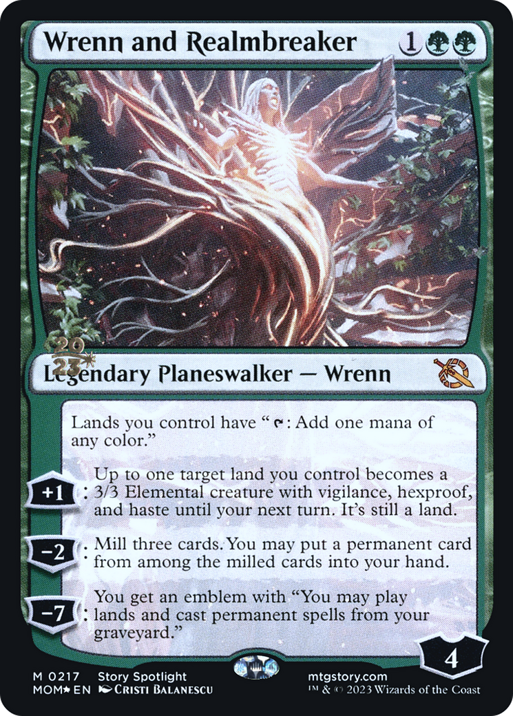 Wrenn and Realmbreaker [March of the Machine Prerelease Promos] | Good Games Modbury