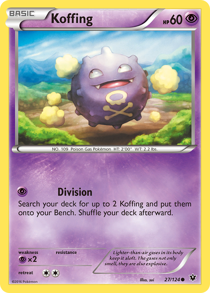 Koffing (27/124) [XY: Fates Collide] | Good Games Modbury