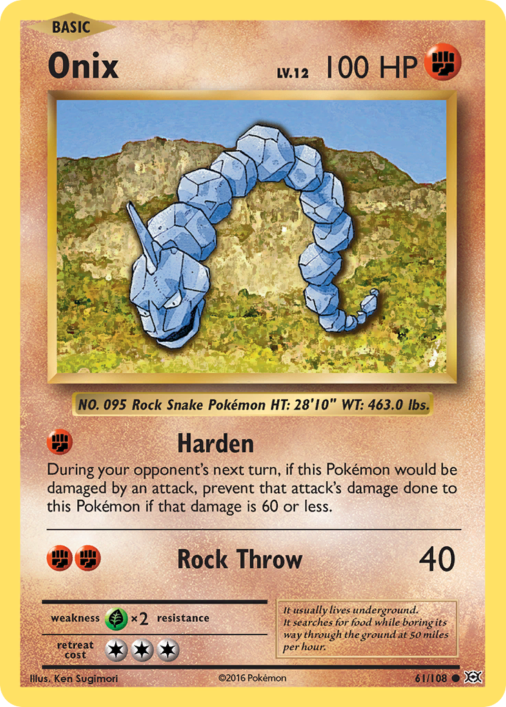 Onix (61/108) [XY: Evolutions] | Good Games Modbury