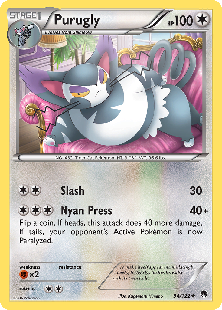 Purugly (94/122) [XY: BREAKpoint] | Good Games Modbury