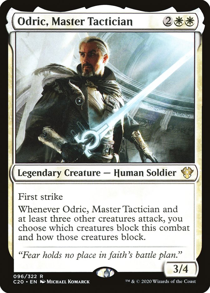 Odric, Master Tactician [Commander 2020] | Good Games Modbury